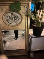 Antiek vergulde schouwspiegel, eind 19e eeuw, Ophalen of Verzenden