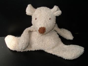 HAPPY HORSE MUIS BADSTOF BEIGE MET BRUINE NEUS PLAT, CA  beschikbaar voor biedingen