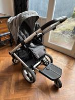 Mutsy iGo kinderwagen/buggy+meerijdplankje+MaxiCosi adaptors, Ophalen, Gebruikt, Verstelbare duwstang, Combiwagen