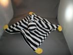 Ikea zebra doekje klappar zwart wit gele poten op hoeken van, Kinderen en Baby's, Speelgoed | Knuffels en Pluche, Ophalen of Verzenden