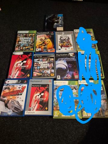 Diverse games xbox 360, ps2, ps3 en dvd beschikbaar voor biedingen