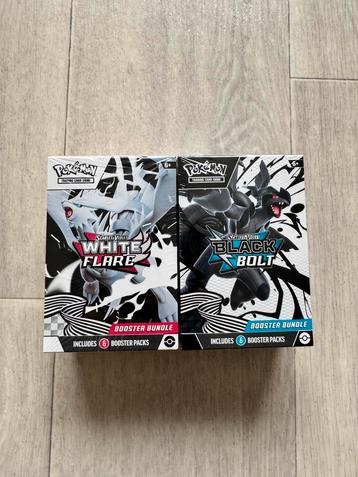 Pokémon White flare & Black bolt booster bundles beschikbaar voor biedingen