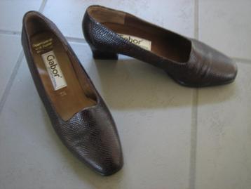 Nieuw! Prachtige donkerbruine schoenen GABOR 38-39 snazzeys beschikbaar voor biedingen