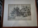 Oude gesigneerde pentekening, Ophalen