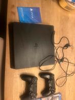 PS4 Slim + 2 Controllers + 10 Games, Met 2 controllers, Ophalen of Verzenden, Slim, 500 GB