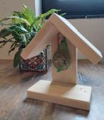 Handgemaakt Houten Vogelhuisje Voederhuis, Tuin en Terras, Ophalen, Nieuw
