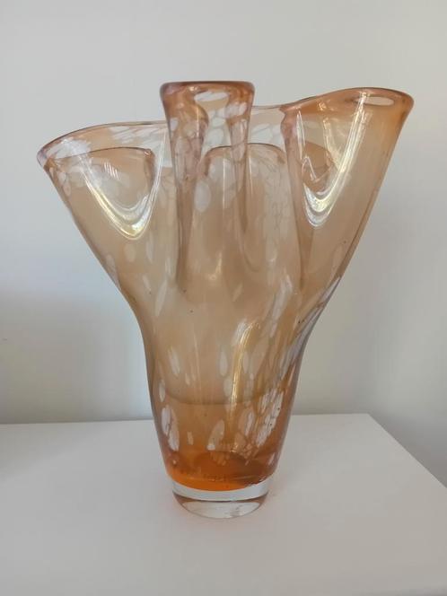 Zakdoekvaas glasblazerij leerdam, Antiek en Kunst, Antiek | Vazen, Ophalen of Verzenden