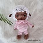 Handgemaakte knuffel schaapje, Ophalen of Verzenden, Nieuw, Overige typen