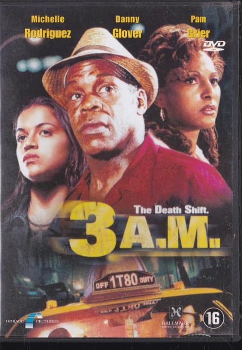 3 A.M. ֎ 2001, Danny Glover, Pam Grier, Cd's en Dvd's, Dvd's | Thrillers en Misdaad, Zo goed als nieuw, Maffia en Misdaad, Vanaf 16 jaar