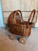Rieten Poppenwagen met Matras & Dekentje, Ophalen, Gebruikt, Overige typen