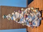 gehaakt kerstboompje met verlichting en versiering, Diversen, Kerst, Ophalen of Verzenden, Zo goed als nieuw