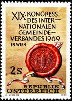 Michel  1303  Yvert 1133 Congres stedenvereniging Wenen, Postzegels en Munten, Postzegels | Europa | Oostenrijk, Ophalen of Verzenden
