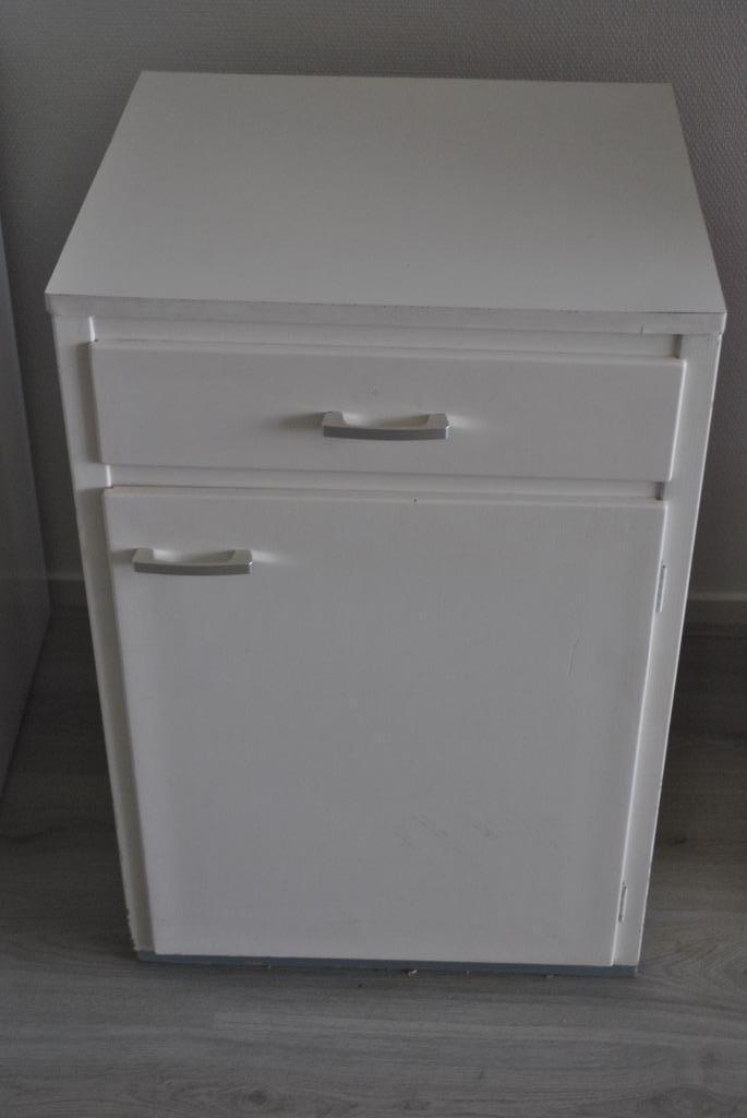 Kastje, vintage, 1 la, 84 bij 56 bij 51 cm, Huis en Inrichting, Kasten | Ladekasten, Gebruikt, Minder dan 100 cm, 50 tot 100 cm