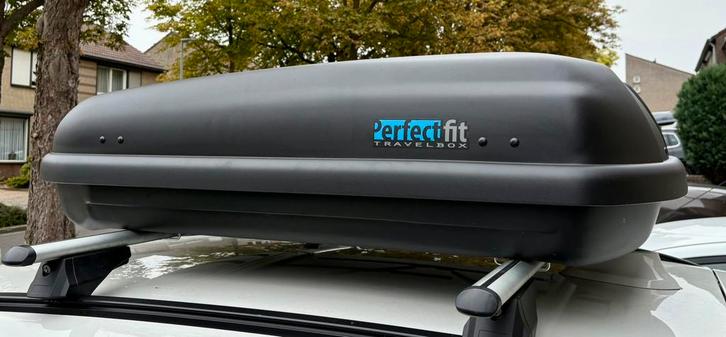 Dakkoffer PerfectFit 400 liter – Zo goed als nieuw!, Auto diversen, Dakkoffers, Zo goed als nieuw, Ophalen