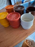Tupperware bekers vintage met oor, Ophalen of Verzenden, Zo goed als nieuw, Beker of Kan
