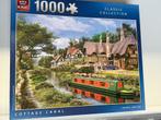 Puzzel Cottage Canal, Ophalen, 500 t/m 1500 stukjes, Gebruikt, Legpuzzel