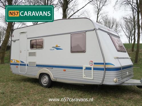 TEC Tour 450 / voortent / luifel, Caravans en Kamperen, Caravans, Bedrijf, tot en met 4, 750 - 1000 kg, Treinzit, T.E.C., Lengtebed