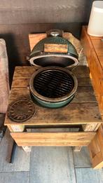 Big green egg mini - kamado grill, Tuin en Terras, Houtskoolbarbecues, Ophalen, Gebruikt, Big Green Egg, Met accessoires