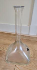 Vaas design uit Philips beeldbuizenfabriek Eindhoven vintage, Overige kleuren, Ophalen of Verzenden, Minder dan 50 cm, Glas