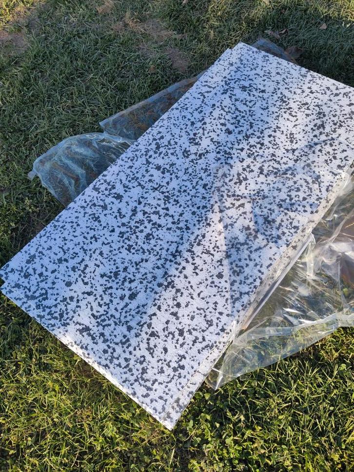 EPS 60 Isolatieplaten 100x50cm 2 cm dikte- 5 stuks, Doe-het-zelf en Verbouw, Isolatie en Afdichting, Nieuw, Vloerisolatie, Muurisolatie