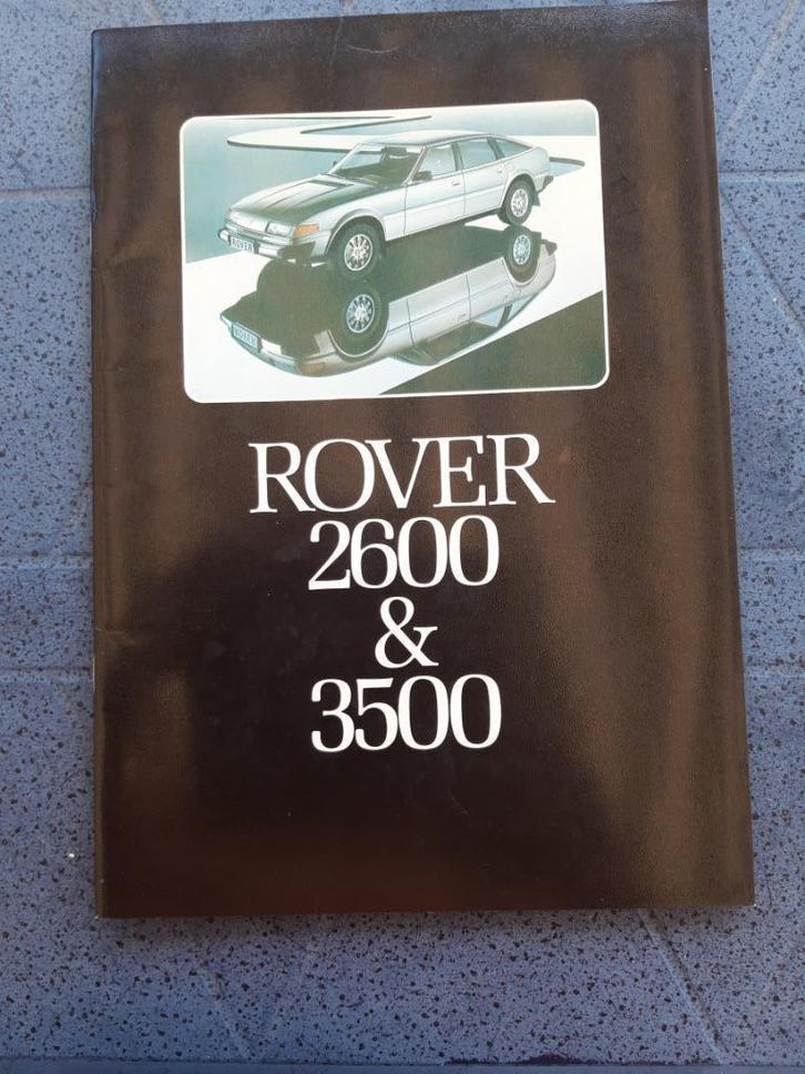 folder Rover 2600 & 3500 - Nederlands / Vlaams, Boeken, Auto's | Folders en Tijdschriften, Zo goed als nieuw, Overige merken, Ophalen of Verzenden