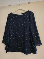 Blauwe gestipte blouse van esprit maat 38, Maat 38/40 (M), Blauw, Ophalen of Verzenden, Zo goed als nieuw