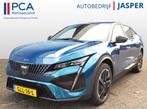 Peugeot 408 1.2 GT Autom Leer/alc elec stoel mass LED rondom, 12 maanden, 1199 cc, Met garantie (alle), Blauw