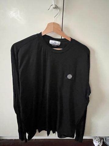 Originele STONE ISLAND t-shirt ZWART maat XL | € 85,- beschikbaar voor biedingen