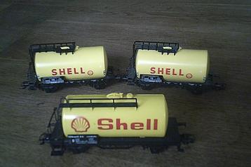 Marklin HO 3 Ketelwagons Shell beschikbaar voor biedingen