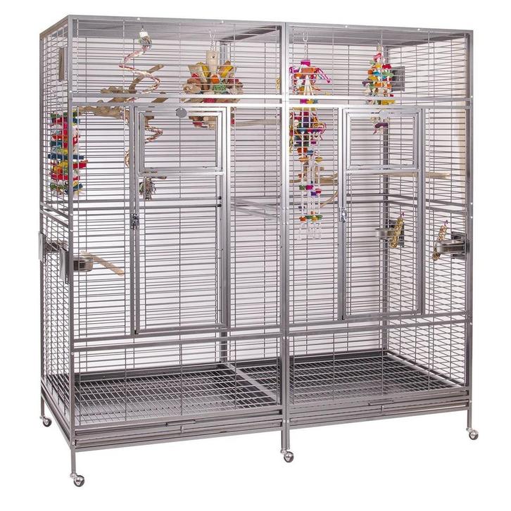 Papegaaienkooi model NEW ARKANSAS II, afmetingen 206 x 101,5, Dieren en Toebehoren, Vogels | Hokken en Kooien, Nieuw, Vogelkooi