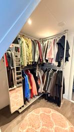 Inbouw kledingkast met spiegel, verstelbaar, Ophalen, 100 tot 150 cm, 200 cm of meer, Zo goed als nieuw