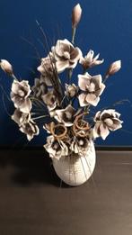 Bloempot en foam bloemen, Huis en Inrichting, Ophalen, Zo goed als nieuw