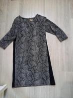 Jurk Sensi Wear (Maat L) Zwart met Slangenprint, Maat 38/40 (M), Zwart, Ophalen of Verzenden, Knielengte