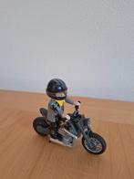 Playmobil motorrijder grijs 5118, Kinderen en Baby's, Speelgoed | Playmobil, Ophalen of Verzenden, Zo goed als nieuw, Los playmobil