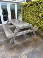 Picknicktafel, Tuin en Terras, Ophalen of Verzenden, Gebruikt, Rechthoekig, Hout