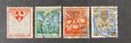 nederland nvph 199 tm 202, Verzenden, T/m 1940, Gestempeld