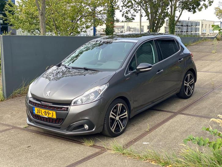 Peugeot 208 1.2 PureTech GT-linePano Automaat Camera voll, Auto's, Peugeot, Bedrijf, Te koop, ABS, Achteruitrijcamera, Airbags
