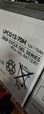 nieuwe 12 volt 60/70 ampere Celectric deep cycle accu's, Ophalen, Nieuw, Oplaadbaar