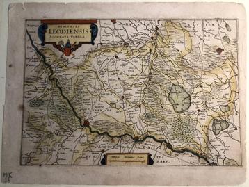 Zeldzame kaart van het Bisdom Luik Leodiensis beschikbaar voor biedingen
