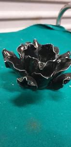 Waxinelicht houder in de vorm van een zwarte roos, Ophalen of Verzenden, 'T Olde Gre-j, Info@toldegrej.nl, Endepoelstraat 20f Didam