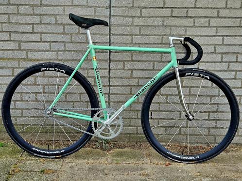 Originele stalen Bianchi Pista – 1976, Fietsen en Brommers, Fietsen | Heren | Herenfietsen, Gebruikt, Overige merken, 53 tot 57 cm