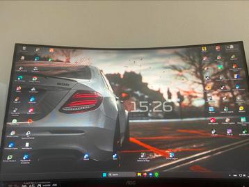 AOC Full HD Curved gaming monitor 240hz 32 Inch beschikbaar voor biedingen