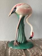 Vintage keramieken flamingo, Verzamelen, Ophalen, Gebruikt, Dier