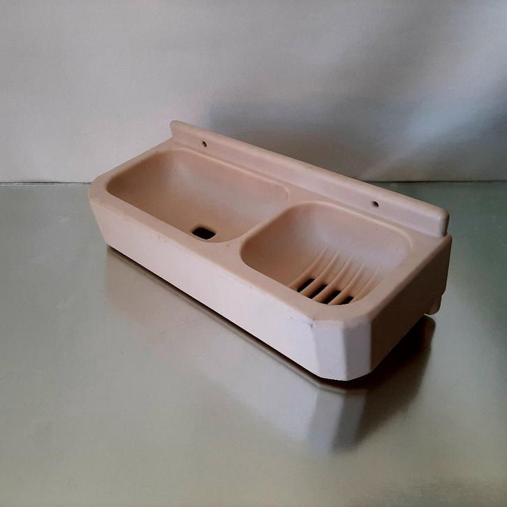 Art Deco bakelieten zeep houder | Zeepbak voor aan de wand, Antiek en Kunst, Curiosa en Brocante, Verzenden