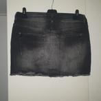 NIEUW America Today korte jeans rok zwart/donkergrijs maat M, Maat 38/40 (M), Verzenden, Zwart, Nieuw