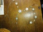 Ketting bloemen gala feest, Sieraden, Tassen en Uiterlijk, Kettingen, Ophalen of Verzenden, Zo goed als nieuw, Overige materialen