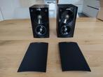 Jamo S60 speakers zwart, Audio, Tv en Foto, Luidsprekers, Ophalen, Zo goed als nieuw, 60 tot 120 watt, Front, Rear of Stereo speakers