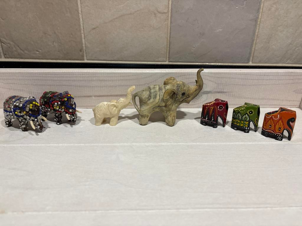 Miniaturen Collectie olifant, Verzamelen, Ophalen of Verzenden, Gebruikt, Dier