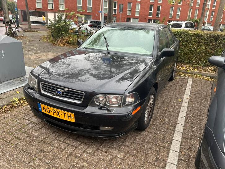 Volvo S40 2.0 I 16V 2005 Zwart, Auto's, Volvo, Particulier, S40, ABS, Airbags, Airconditioning, Alarm, Boordcomputer, Centrale vergrendeling