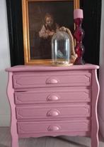 Terra roze ladenkast, Huis en Inrichting, Kasten | Ladekasten, Ophalen, 50 tot 100 cm, Zo goed als nieuw, 3 of 4 laden